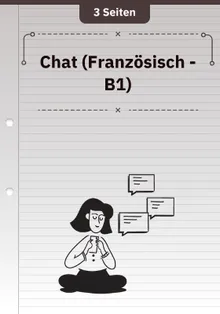 Chat (Französisch - B1)