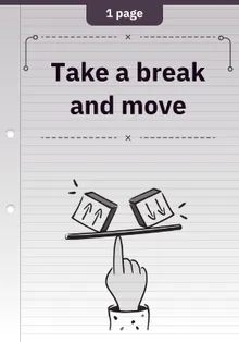 Take a break and move