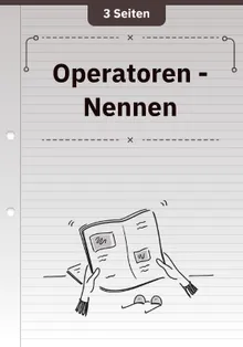 Operatoren - Nennen