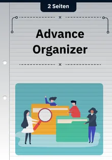 Advance Organizer