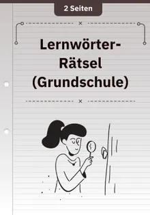Lernwörter-Rätsel (Grundschule)