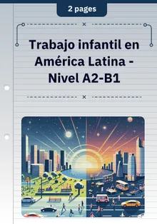 Trabajo infantil en América Latina - Nivel A2-B1