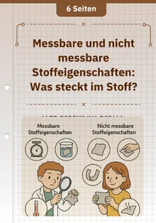 Messbare und nicht messbare Stoffeigenschaften: Was steckt im Stoff? 