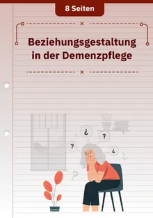 Beziehungsgestaltung in der Demenzpflege