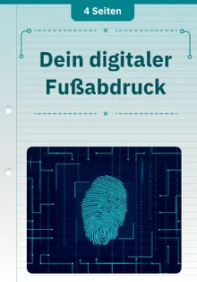 Dein digitaler Fußabdruck
