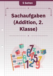 Sachaufgaben (Addition, 2. Klasse)