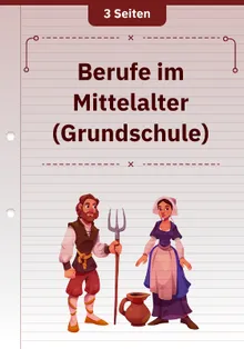 Berufe im Mittelalter (Grundschule)