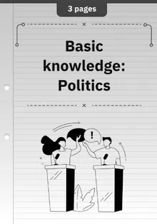 Basic knowledge: Politics