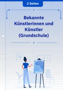 Bekannte Künstlerinnen und Künstler (Grundschule)