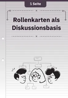 Rollenkarten als Diskussionsbasis