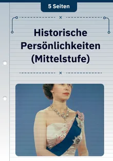 Historische Persönlichkeiten (Mittelstufe)