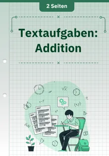Textaufgaben: Addition