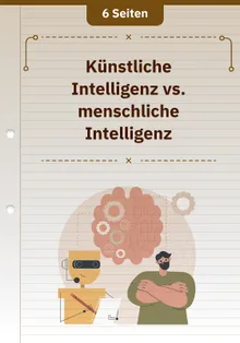 Künstliche Intelligenz vs. menschliche Intelligenz