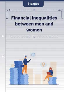 Financial inequalities between men and women