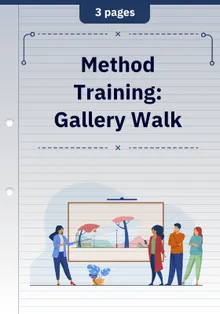 Method Training: Gallery Walk