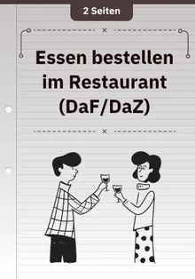 Essen bestellen im Restaurant (DaF/DaZ - A2)