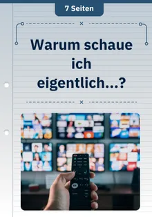Warum schaue ich eigentlich...?