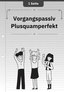 Vorgangspassiv Plusquamperfekt