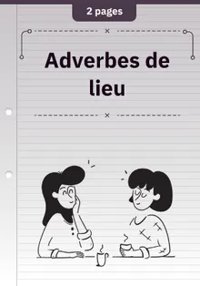 Adverbes de lieu