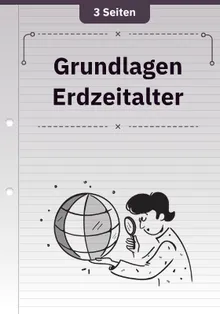 Grundlagen Erdzeitalter
