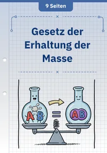 Gesetz der Erhaltung der Masse