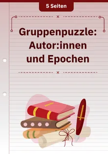 Gruppenpuzzle: Autor:innen und Epochen