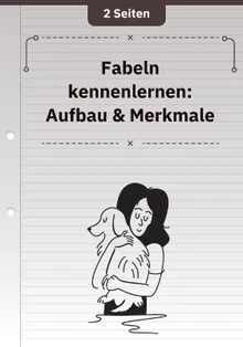 Fabeln kennenlernen: Aufbau & Merkmale