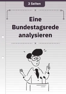 Eine Bundestagsrede analysieren 