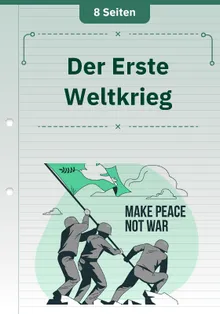 Der Erste Weltkrieg