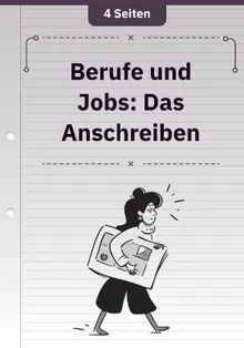 Berufe und Jobs: Das Anschreiben