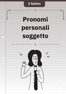Pronomi personali soggetto