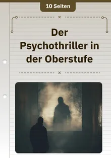 Der Psychothriller in der Oberstufe