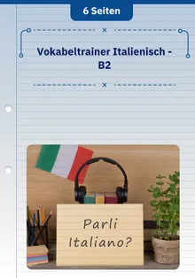 Vokabeltrainer Italienisch - B2