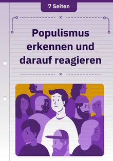 Populismus erkennen und darauf reagieren