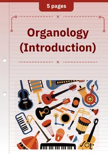 Organology (Introduction)