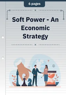 Soft Power - An Economic Strategy