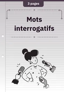 Mots interrogatifs