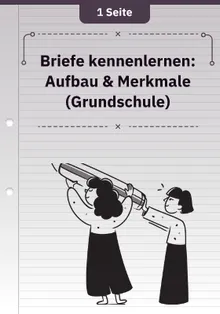 Briefe kennenlernen: Aufbau & Merkmale (Grundschule)