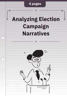 Analyzing Election Campaign Narratives