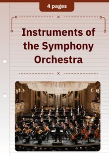 Instruments of the Symphony Orchestra