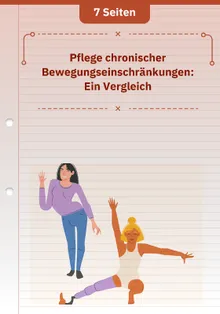 Pflege chronischer Bewegungseinschränkungen: Ein Vergleich