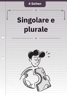 Singolare e plurale