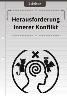 Herausforderung innerer Konflikt