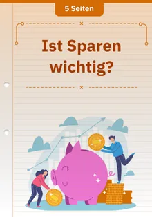 Ist Sparen wichtig?
