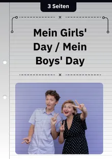 Mein Girls' Day / Mein Boys' Day