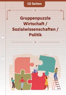 Gruppenpuzzle Wirtschaft / Sozialwissenschaften / Politik
