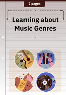 Learning about Music Genres