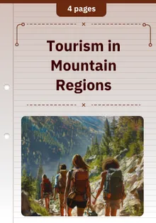 Tourism in Mountain Regions