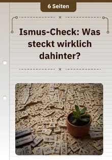 Ismus-Check: Was steckt wirklich dahinter?