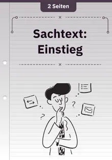 Sachtext: Einstieg